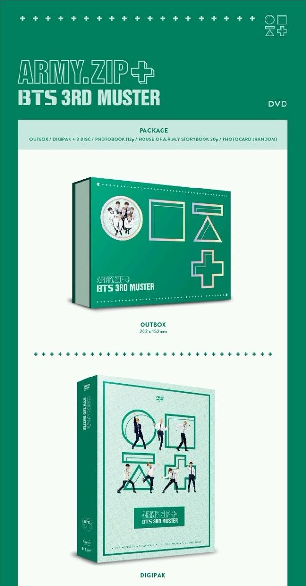 Merchandise] BTS 3RD MUSTER 'ARMY.ZIP+' DVD – ARMY Base